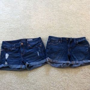 2 pair Aeropostale shorts size 2 Midi